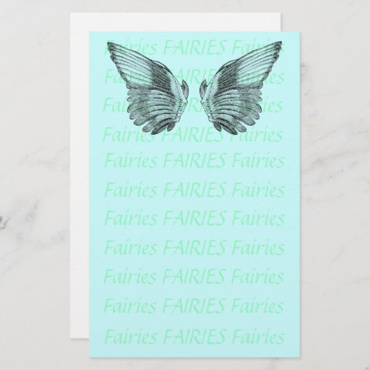 Papeterie Ailes féeriques (Devant / Derrière)