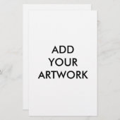 Papeterie Ajouter votre illustration (Devant / Derrière)