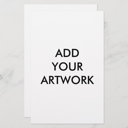 Papeterie Ajouter votre illustration (Devant / Derrière)