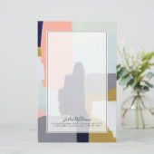 Papeterie Ajouter votre nom| Langue (Debout devant)