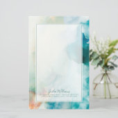 Papeterie Ajoutez votre aversion nommée de | - aquarelle (Debout devant)