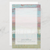 Papeterie Ajoutez votre horizon épousseté par | nommé (Devant / Derrière)