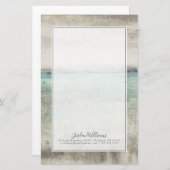 Papeterie Ajoutez votre horizon nommé d'Aqua de | (Devant / Derrière)