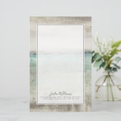 Papeterie Ajoutez votre horizon nommé d'Aqua de | (Debout devant)