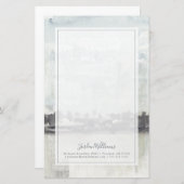 Papeterie Ajoutez votre horizon nommé de ciel de | - (Devant / Derrière)