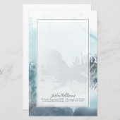 Papeterie Ajoutez votre mer nommée de forêt de | (Devant / Derrière)