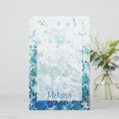 Papeterie Ajoutez votre mer tachetée par | nommée I (Debout devant)