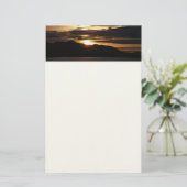 Papeterie Alaskan Sunset III Belle photographie de l'Alaska (Debout devant)