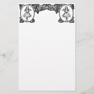 Papeterie Alice au pays des merveilles Cadre Vintage