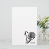 Papeterie Alien gris, la vérité est là (Debout devant)