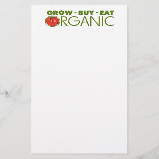 Papeterie Alimentation biologique (Devant)