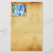 PAPETERIE ALLÉGATION DU MONOGRAMME FLORAL ANTIQUE VENT (Dos)