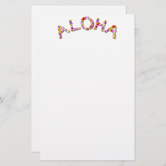 Papeterie Aloha ! (Devant / Derrière)