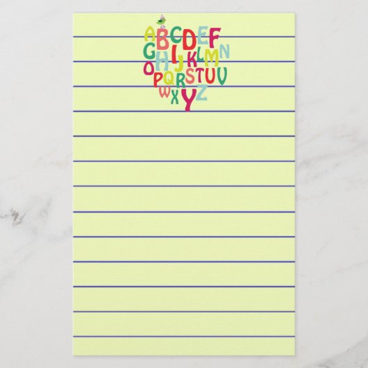 Papeterie Alphabet (Devant)