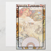 Papeterie Alphonse Mucha Biscuits Lefevre-Utile (Devant / Derrière)