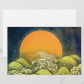 Papeterie AMATÉRASU, GODDESS SOLEIL, vert jaune noir (Devant / Derrière)