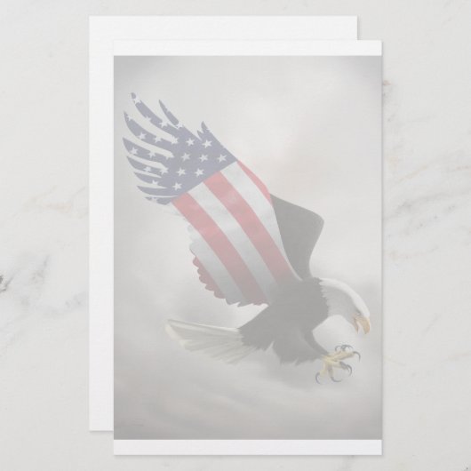 Papeterie Américain Eagle (Devant / Derrière)