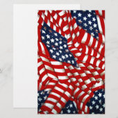 Papeterie American Flag-Unity & Love_ (Devant / Derrière)