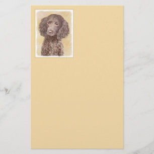 Papeterie American Water Spaniel Peinture - Original Dog Art