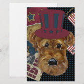 PAPETERIE AMERICANA AIREDALE (Devant / Derrière)