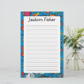 Papeterie Amis colorés de poissons (Debout devant)