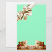 Papeterie Amis d'ours de nounours réglés (Devant / Derrière)