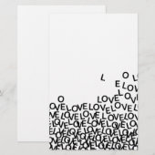Papeterie amour amour (Devant / Derrière)