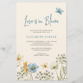 Papeterie Amour budget en fleur nuptiale invitation à la dou (Devant)