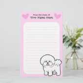 Papeterie Amour de Bichon Frise (Debout devant)