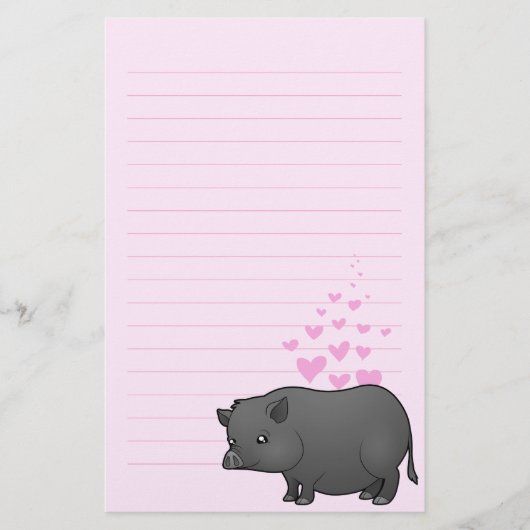 Papeterie Amour de Cochon Miniature (Devant)