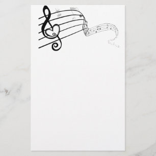 Papeterie Amour de la musique