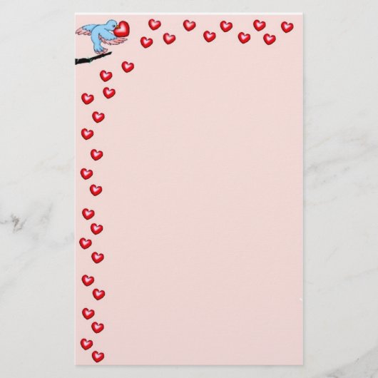 Papeterie Amour des oiseaux (Devant)