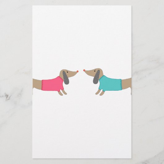Papeterie Amoureux de les chiens mignons (Devant)