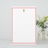 Papeterie Ananas et corail (Debout devant)