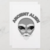 Papeterie Ancien journal en chef Alien (Devant / Derrière)