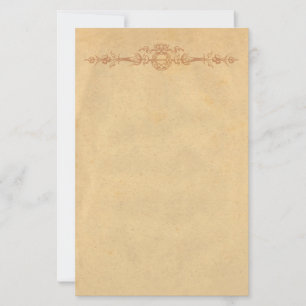 Papeterie Ancien parchemin avec papier à lettres