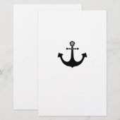Papeterie Ancre de marine (Devant / Derrière)
