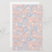 Papeterie Ancre Et Motif De Méduses (Devant / Derrière)