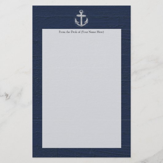 Papeterie Ancre marine Vintage (Devant)