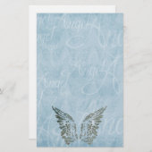 Papeterie Ange chrétien stationnaire (Devant / Derrière)