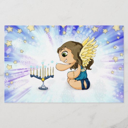 Papeterie Ange de Menorah (Devant)