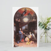 Papeterie ANGE DE VIERGE ET D'ANNONCIATION, Blanc (Debout devant)