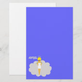 Papeterie Ange Girly de bande dessinée stationnaire (Devant / Derrière)