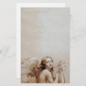 PAPETERIE ANGE JOUER LYRA SUR LES NUAGES (Devant / Derrière)