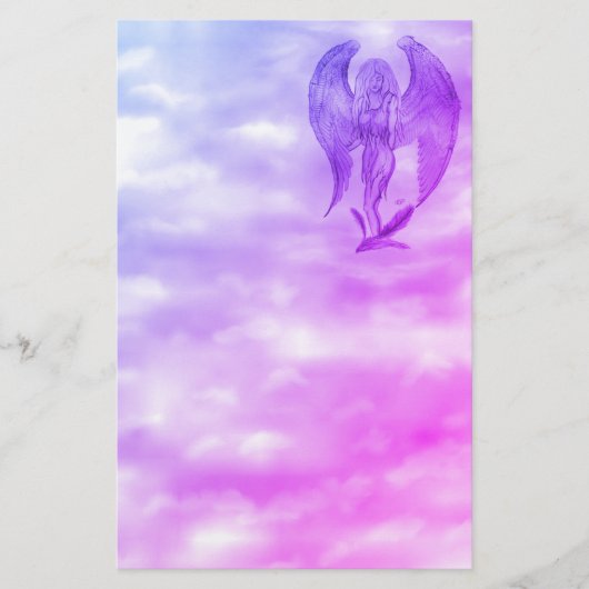 Papeterie Angel en style tatouage (Devant)