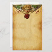 Papeterie ANGEL HEART PARCHEMENT DE SEL DE CIRE DE COEUR Val (Devant / Derrière)