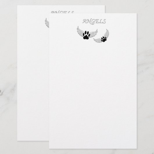 Papeterie Angel Pet Animaux (Devant / Derrière)