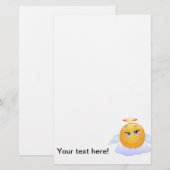 Papeterie Angel sourire (Devant / Derrière)