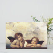 Papeterie ANGES / Cherubs ailés, Nuages Raffaello Sanzio (Debout devant)