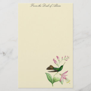 Papeterie Animaux floraux de faune de fleurs d'oiseaux de